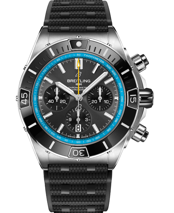 Review Breitling Super Chronomat B01 44 Rüschenbeck Edition Replica watch AB01366A1B1S1